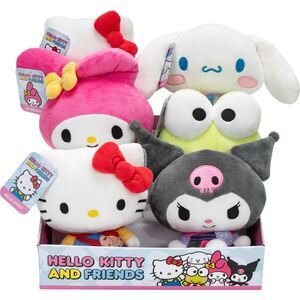 Jazwares - Hello Kitty - 8" Core Plush Assortment 6ct PDQ  COLLECTIBLES